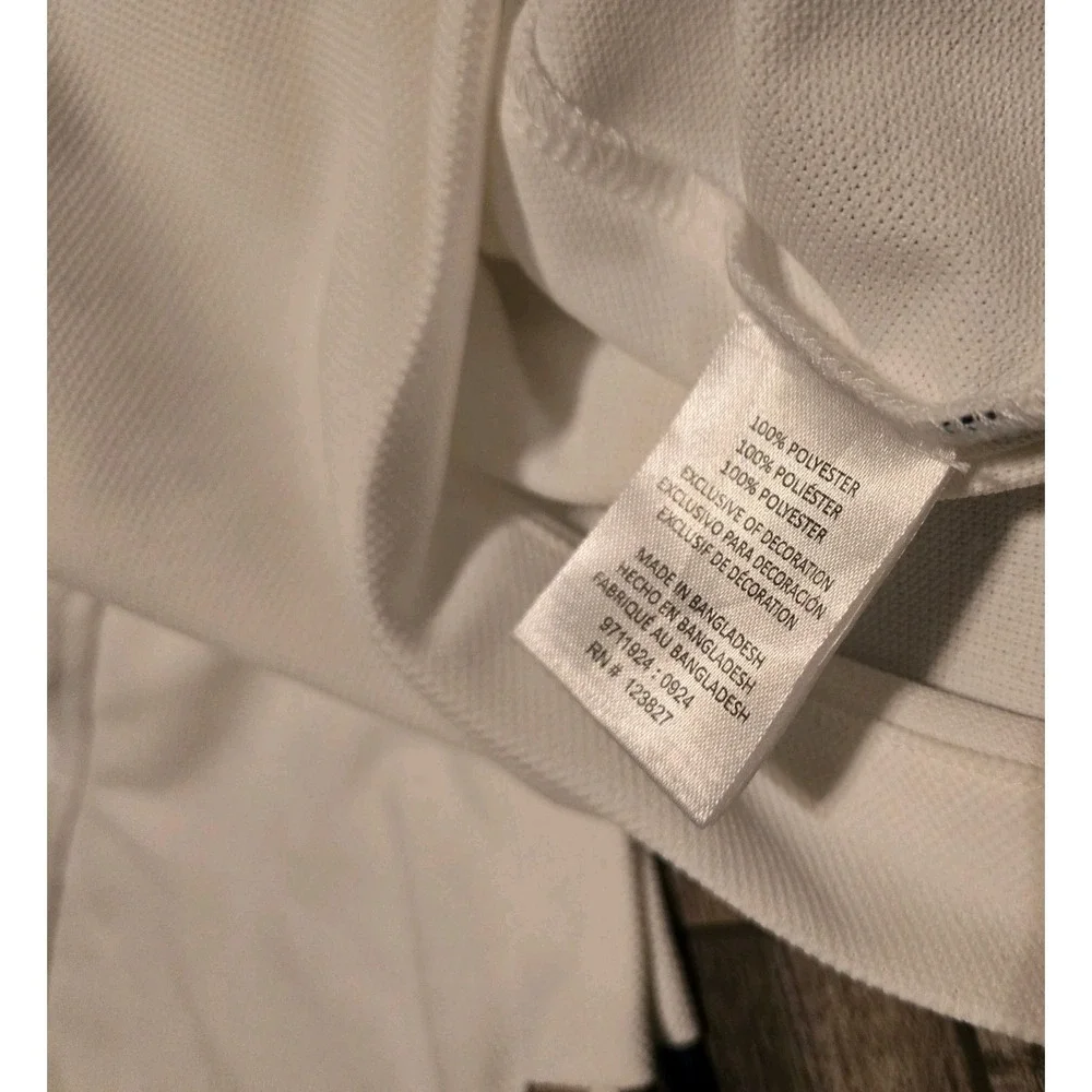 NWT Ike Behar Mens White Cool Knit Button-Front & Short Tennis Set Resort SzL - Picture 11 of 11